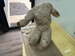 18th Century Italian Carved Torso On Plinth