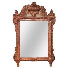 18th Century Italian Carved Wall Mirror