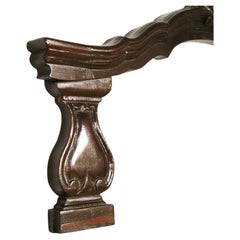 18th-Century Italian Carved Walnut Architectural Crest / Overdoor Pediment