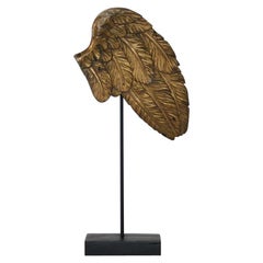 18th Century Italian Carved Wooden Wing of a Baroque Angel