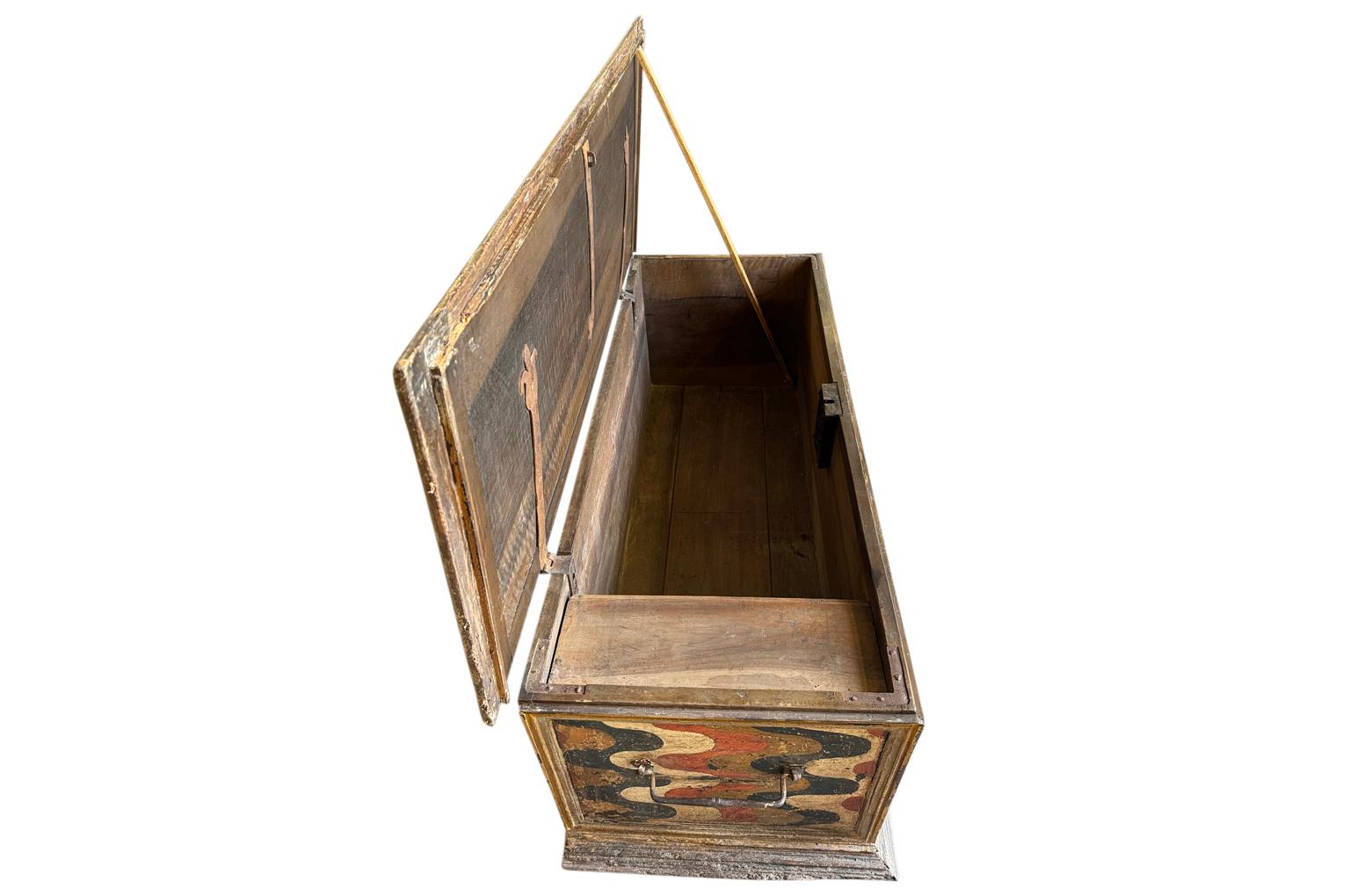18th Century Italian Cassapanca For Sale 11