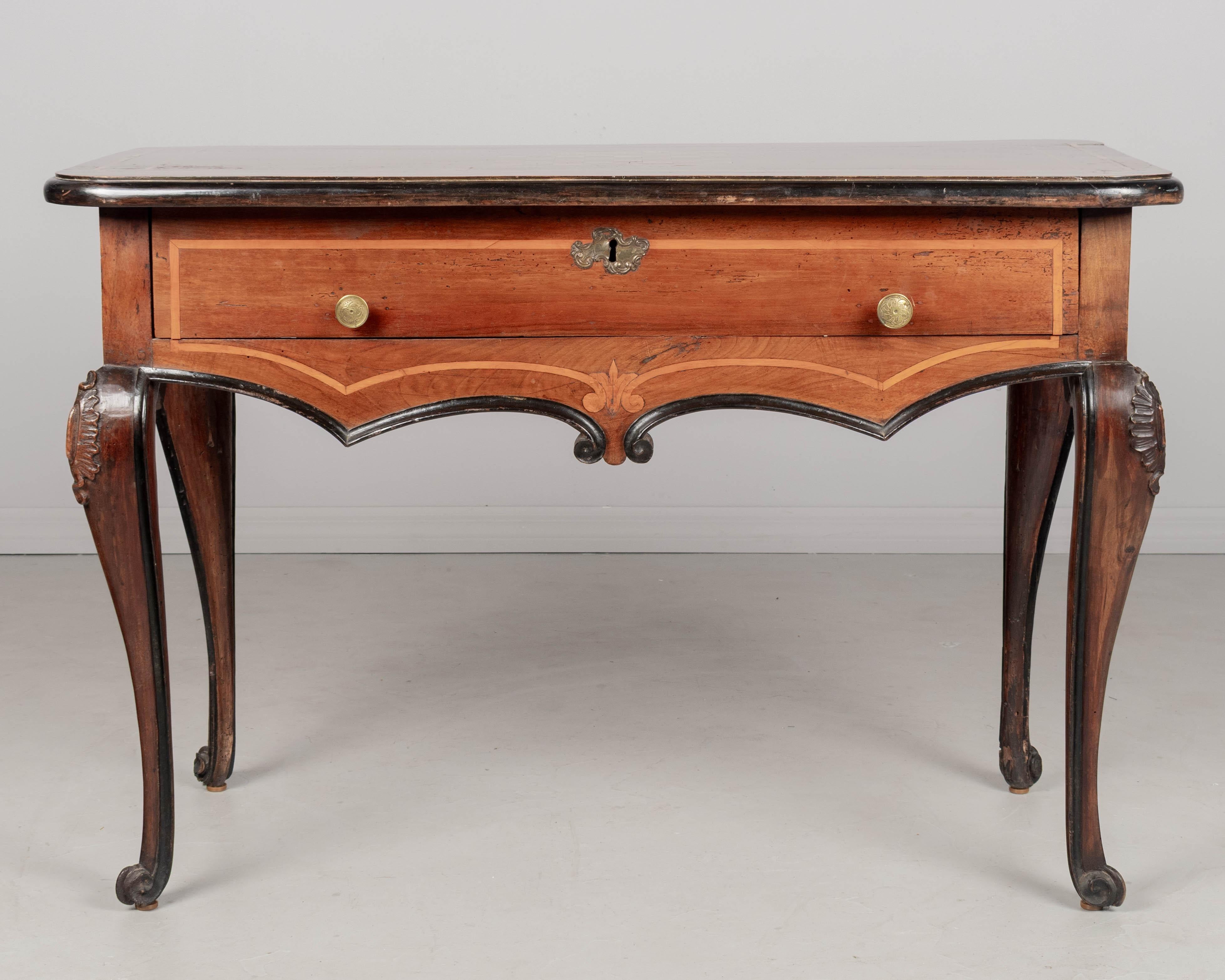 Hand-Crafted 18th Century Italian Center Table or Console For Sale