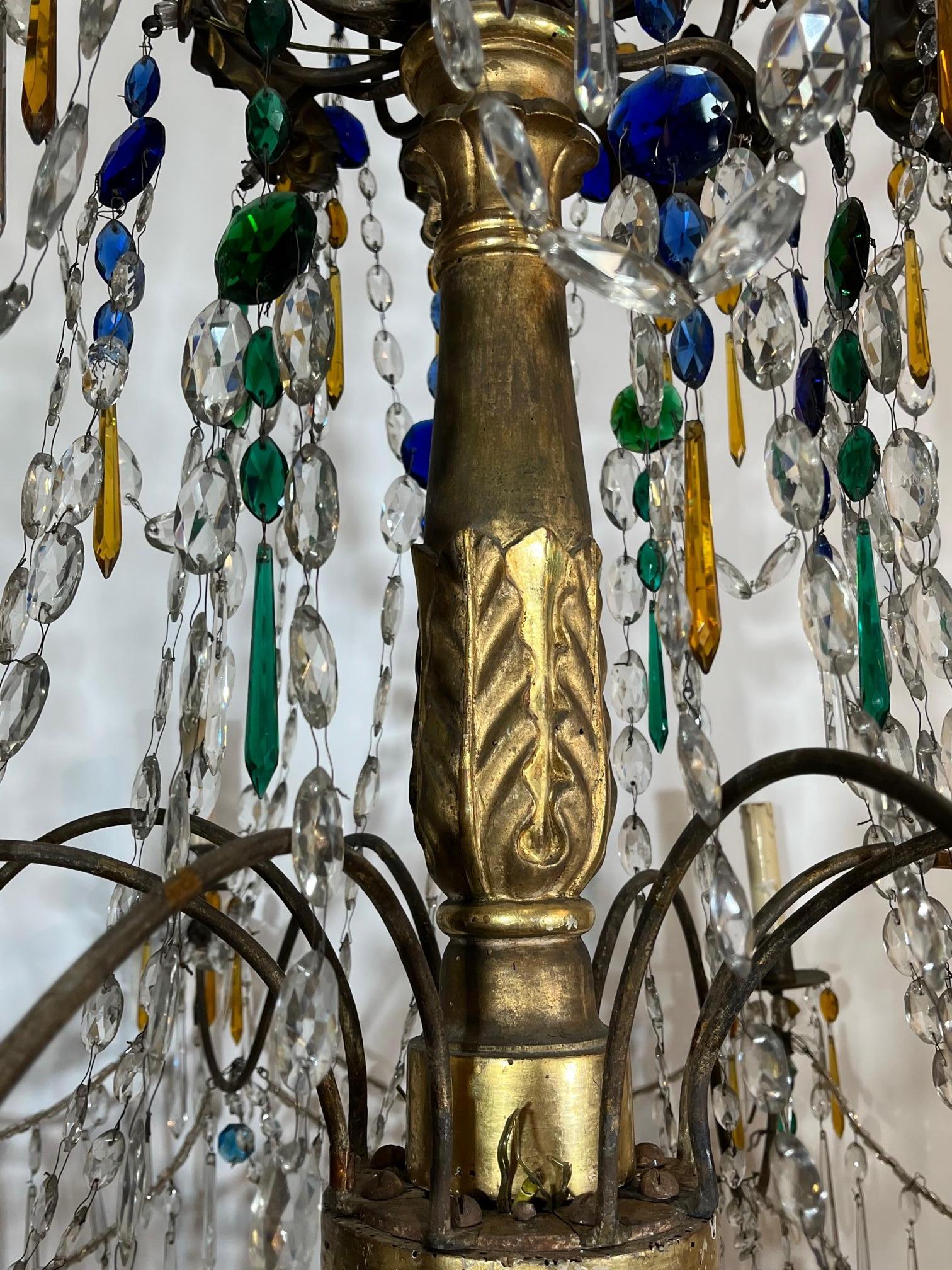 Lustre italien du XVIIIe siècle en vente 13