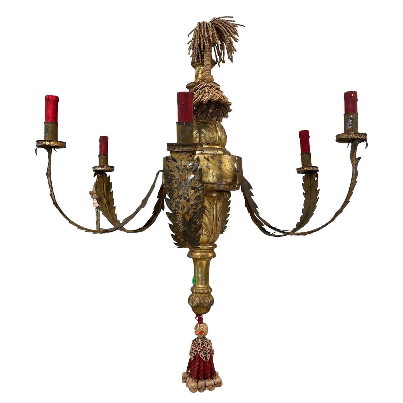 18th Century Italian Chandelier For Sale