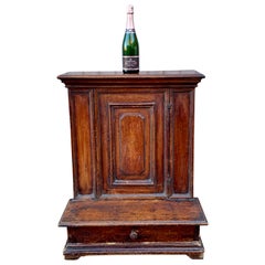 18th Century Italian Church Kneeler in Walnut Wood