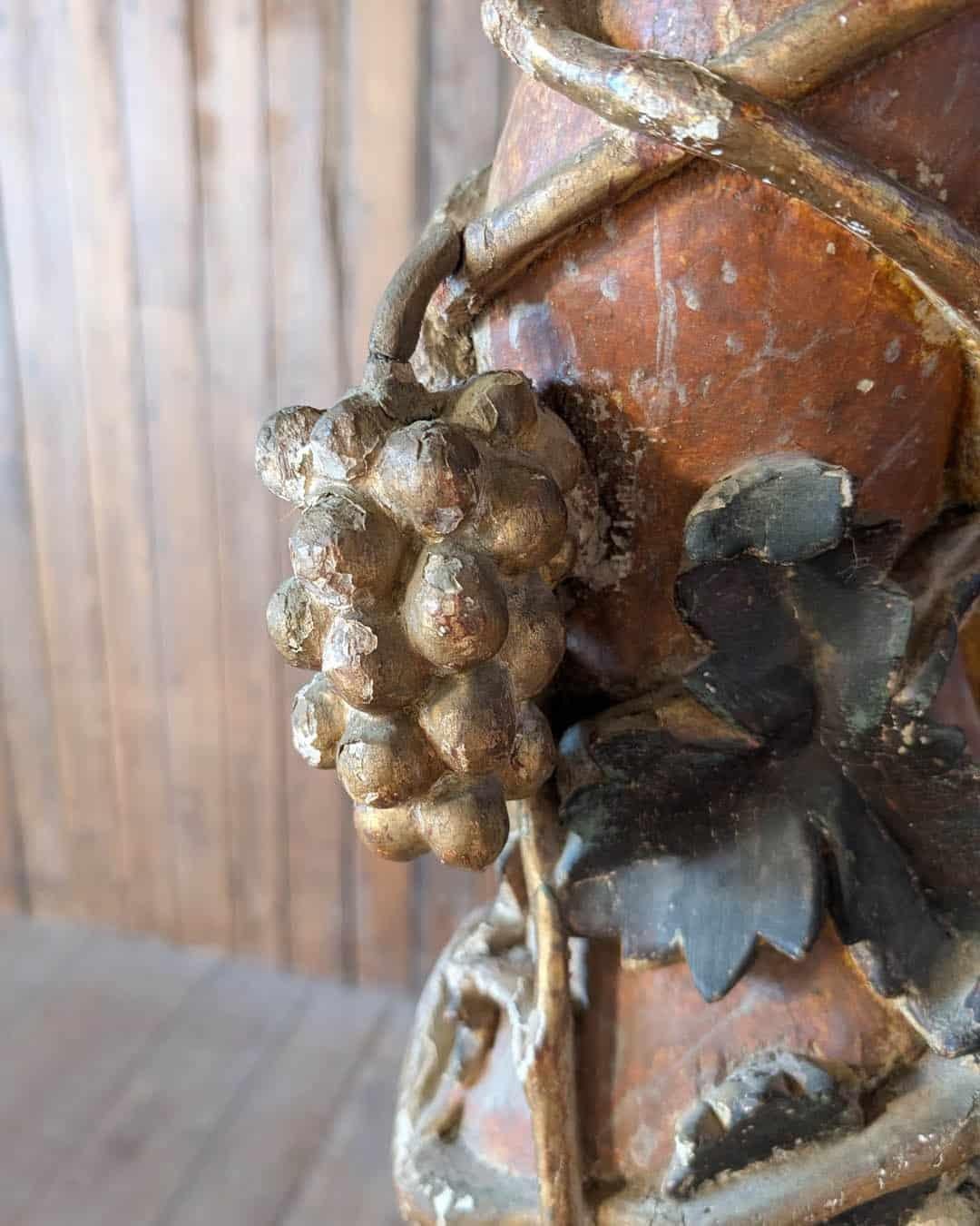 Legno Colonna italiana del XVIII secolo in vendita