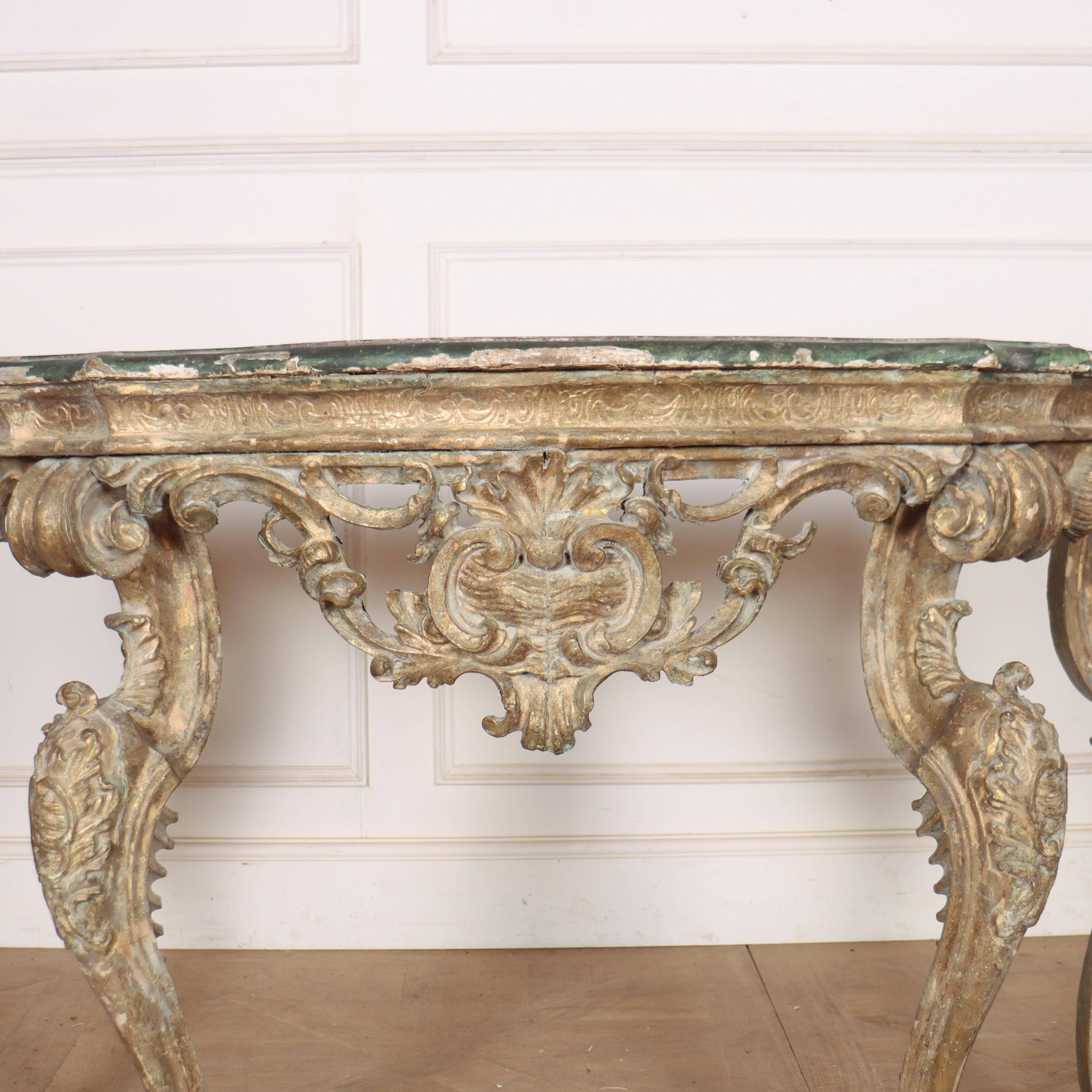 Table console italienne du 18e siècle Bon état - En vente à Leamington Spa, Warwickshire