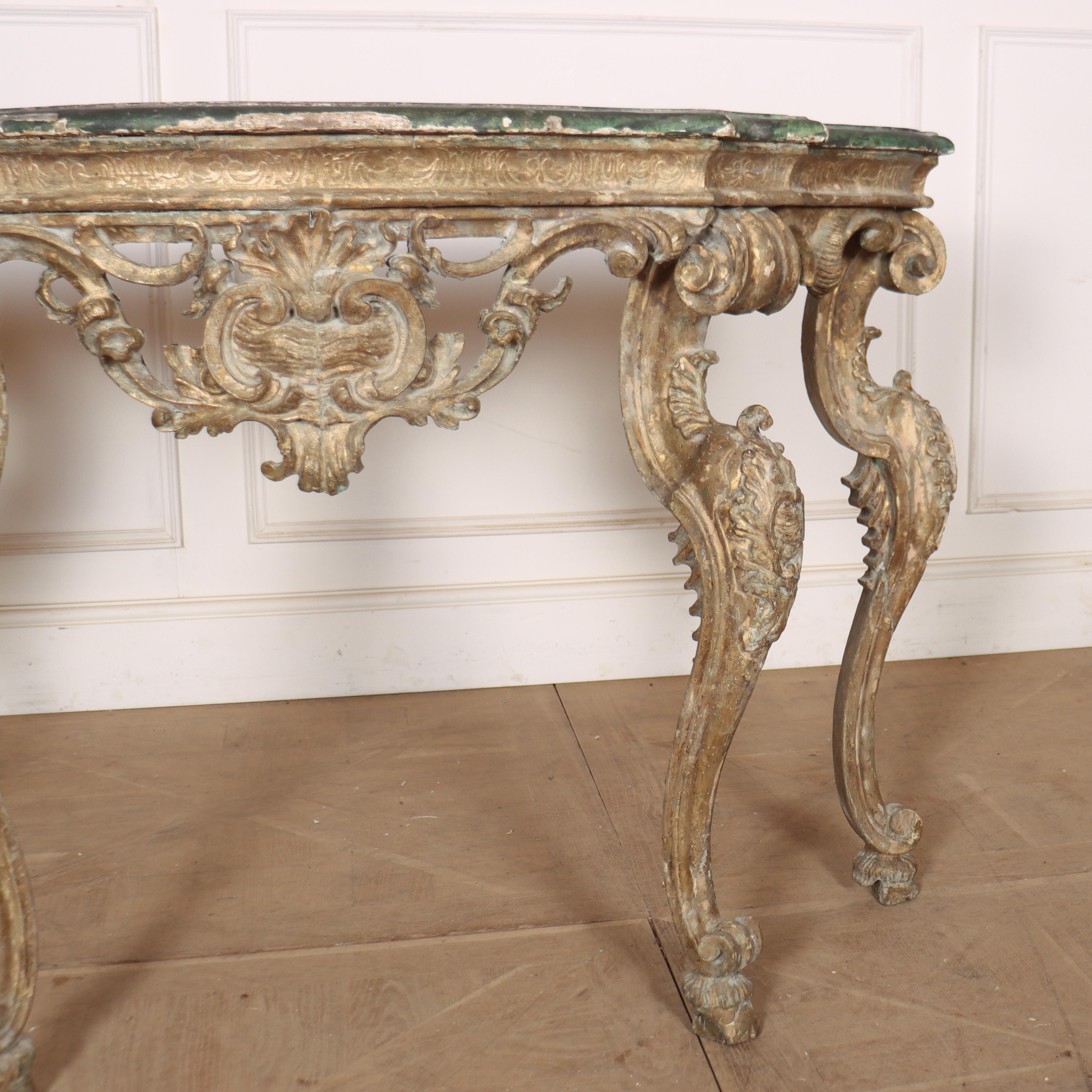 XVIIIe siècle et antérieur Table console italienne du 18e siècle en vente