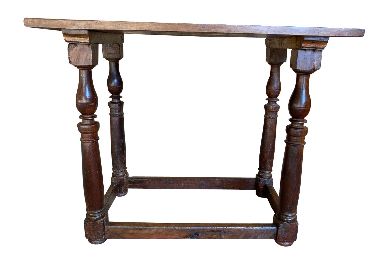 18th Century and Earlier 18th Century Italian Console Table For Sale