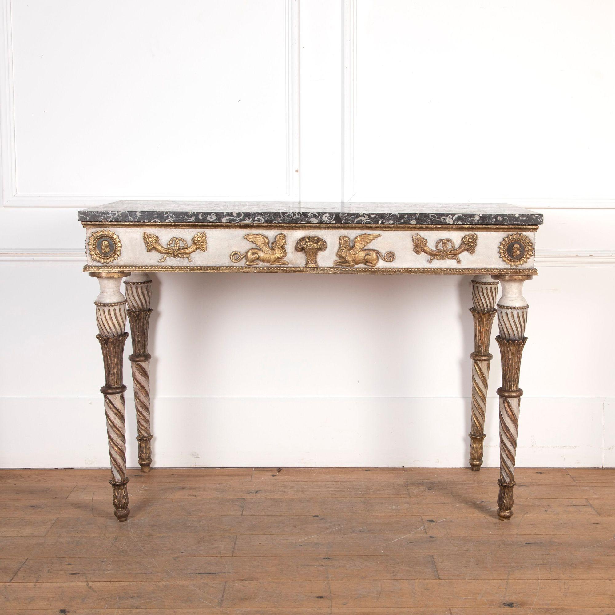 18th Century Italian Console Table In Good Condition For Sale In Gloucestershire, GB