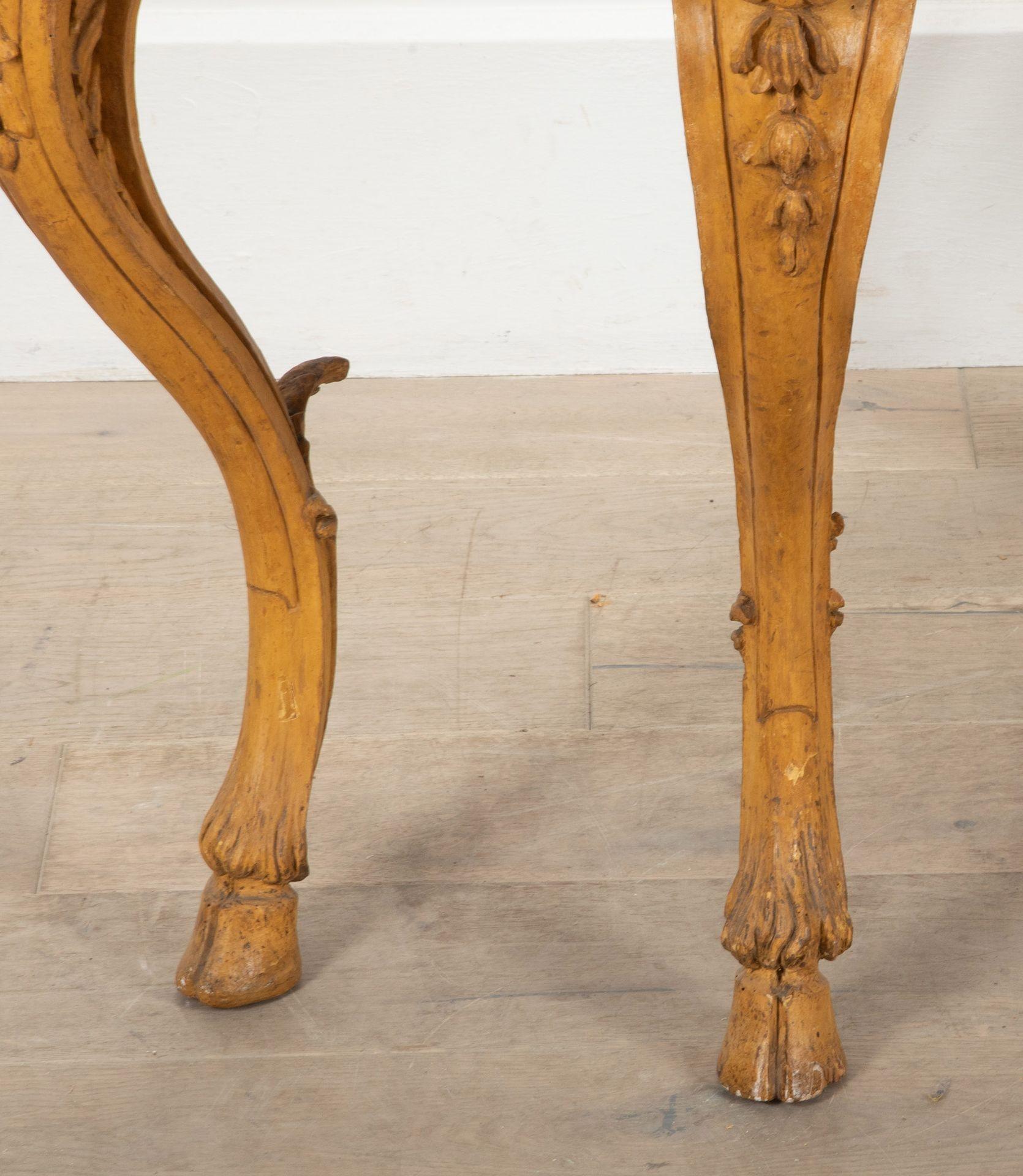 Bois Table console italienne du 18e siècle en vente