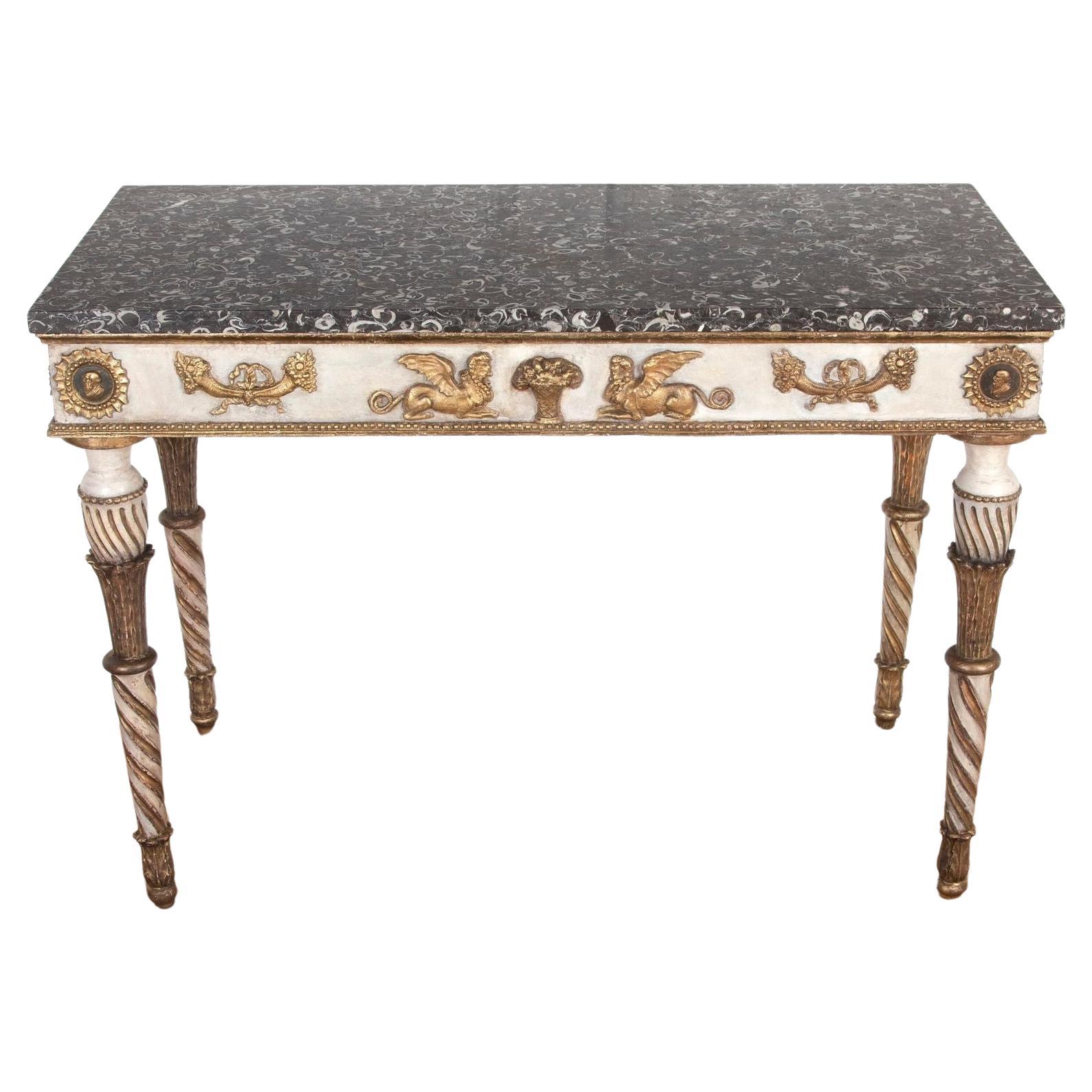18th Century Italian Console Table For Sale