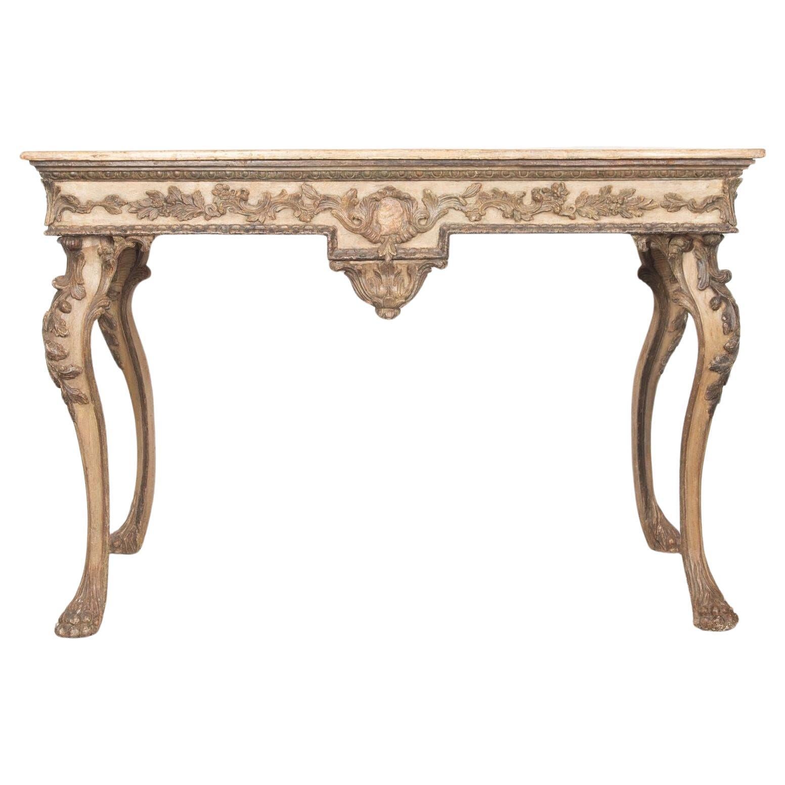 18th Century Italian Console Table For Sale