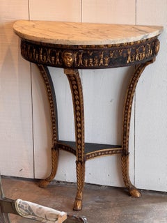 18th Century Italian Console With Marble Top