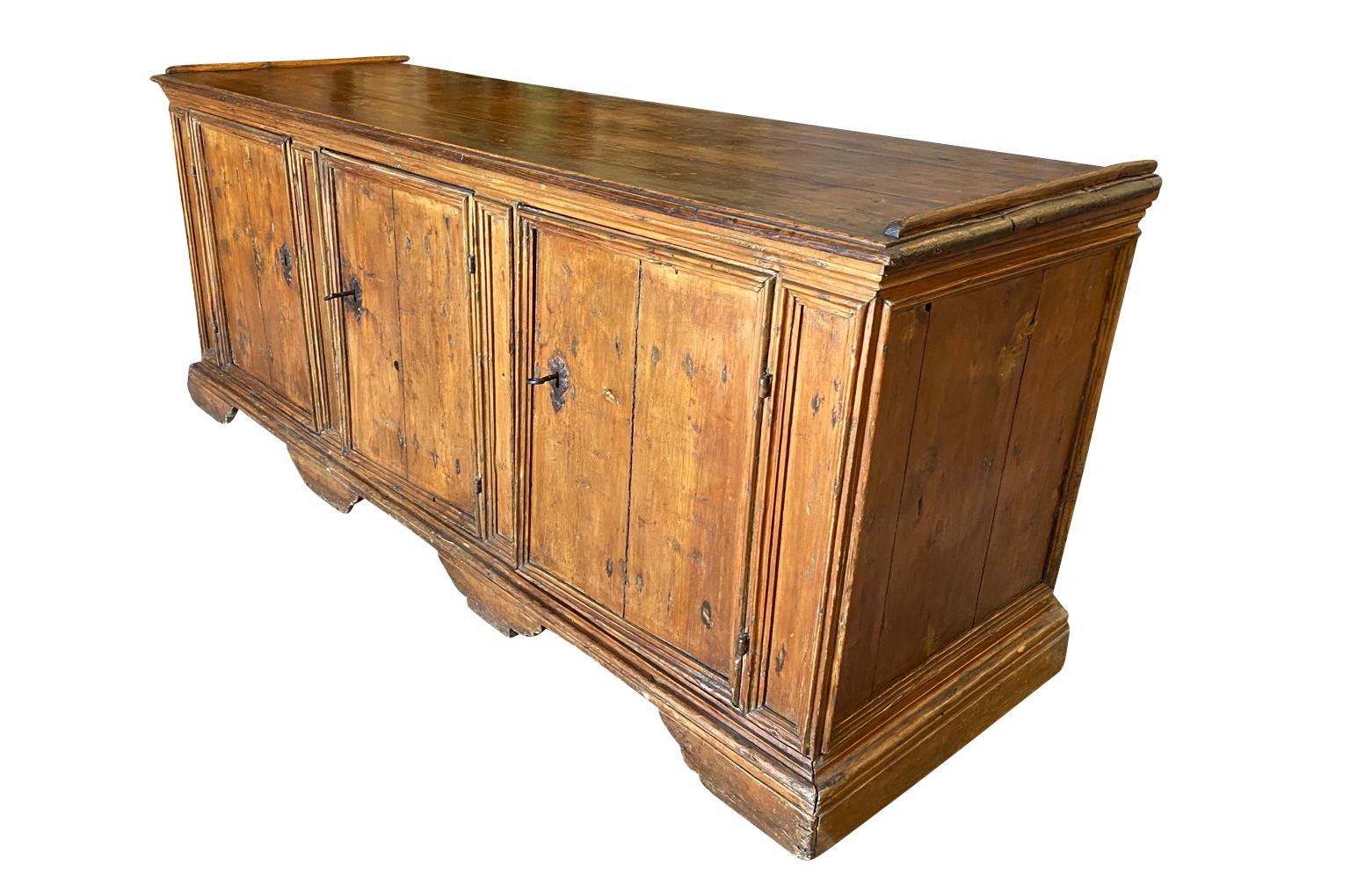 18th Century and Earlier 18th Century Italian Credenza For Sale