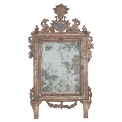 18th Century Italian Crested Mirror