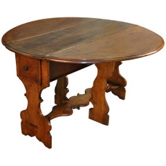18th Century Italian Dropleaf Table