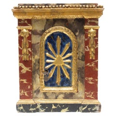Italienisches kirchliches Tabernakel des 18. Jahrhunderts mit Barockperlen