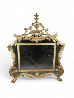 18th Century Italian Empire Giltwood Mirror