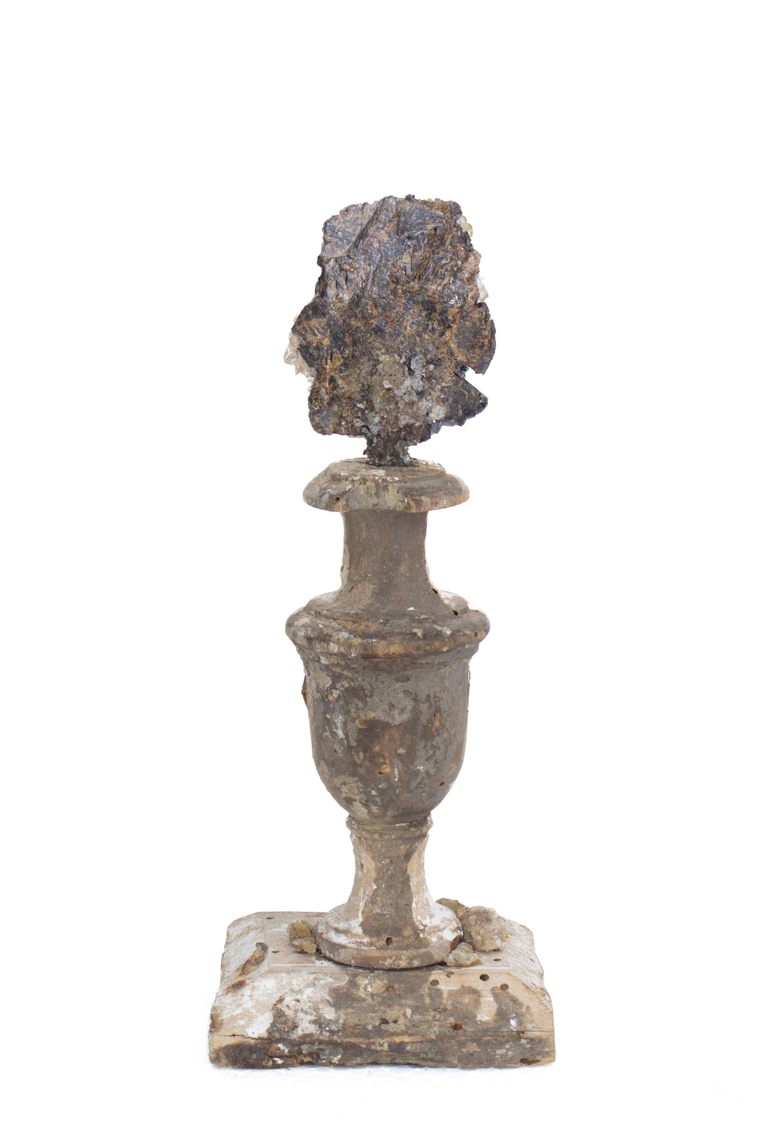 18th Century Italian 'Florence Fragment' with Calcite Crystals and Sphalerite For Sale 1