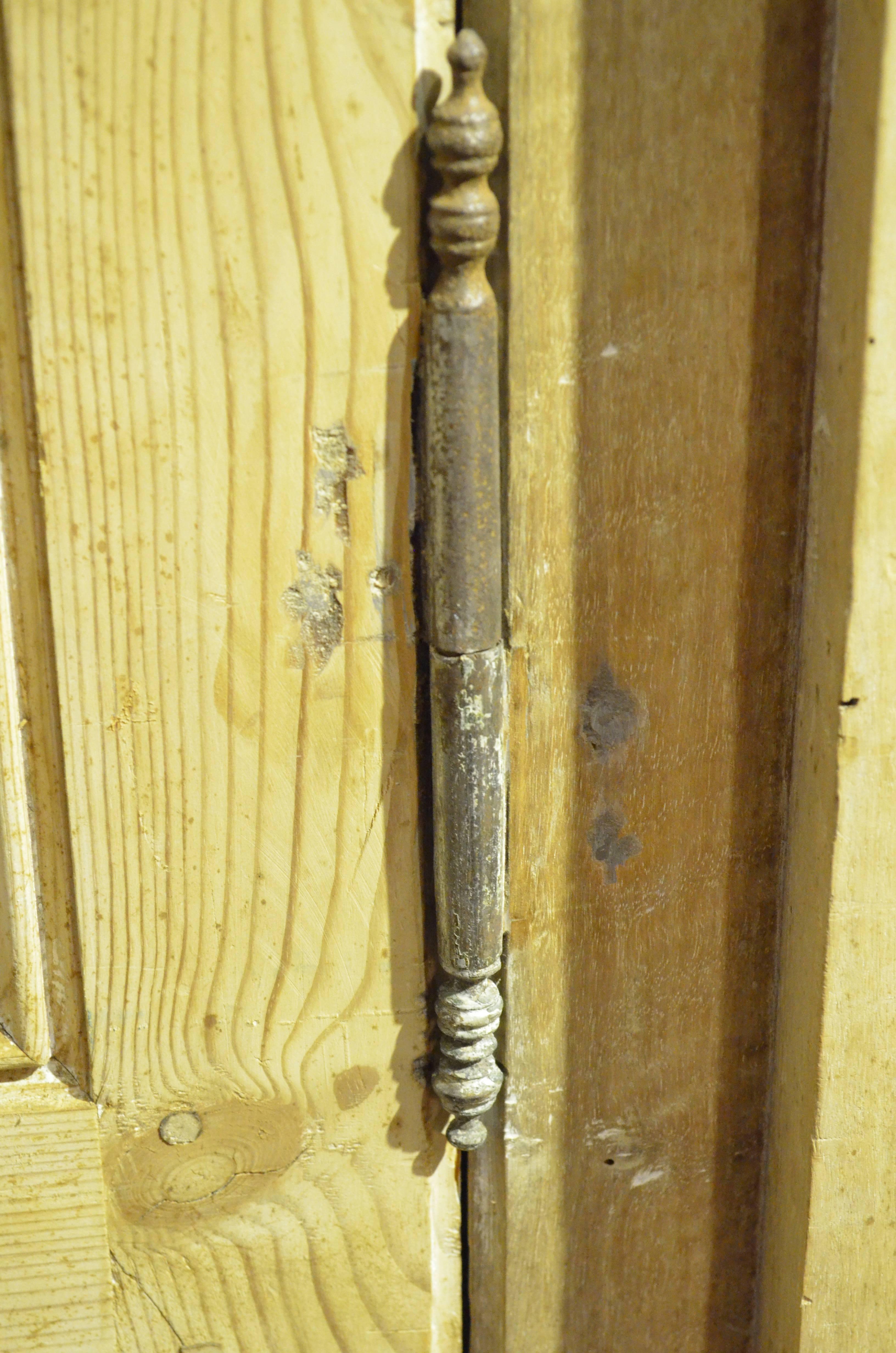 18th Century Italian Four Doors Wood Storage Cabinet Wardrobe Boiserie 7
