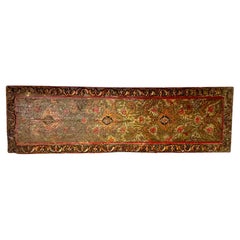 18th Century Italian Frieze Carved Painted Wall Panel  #1