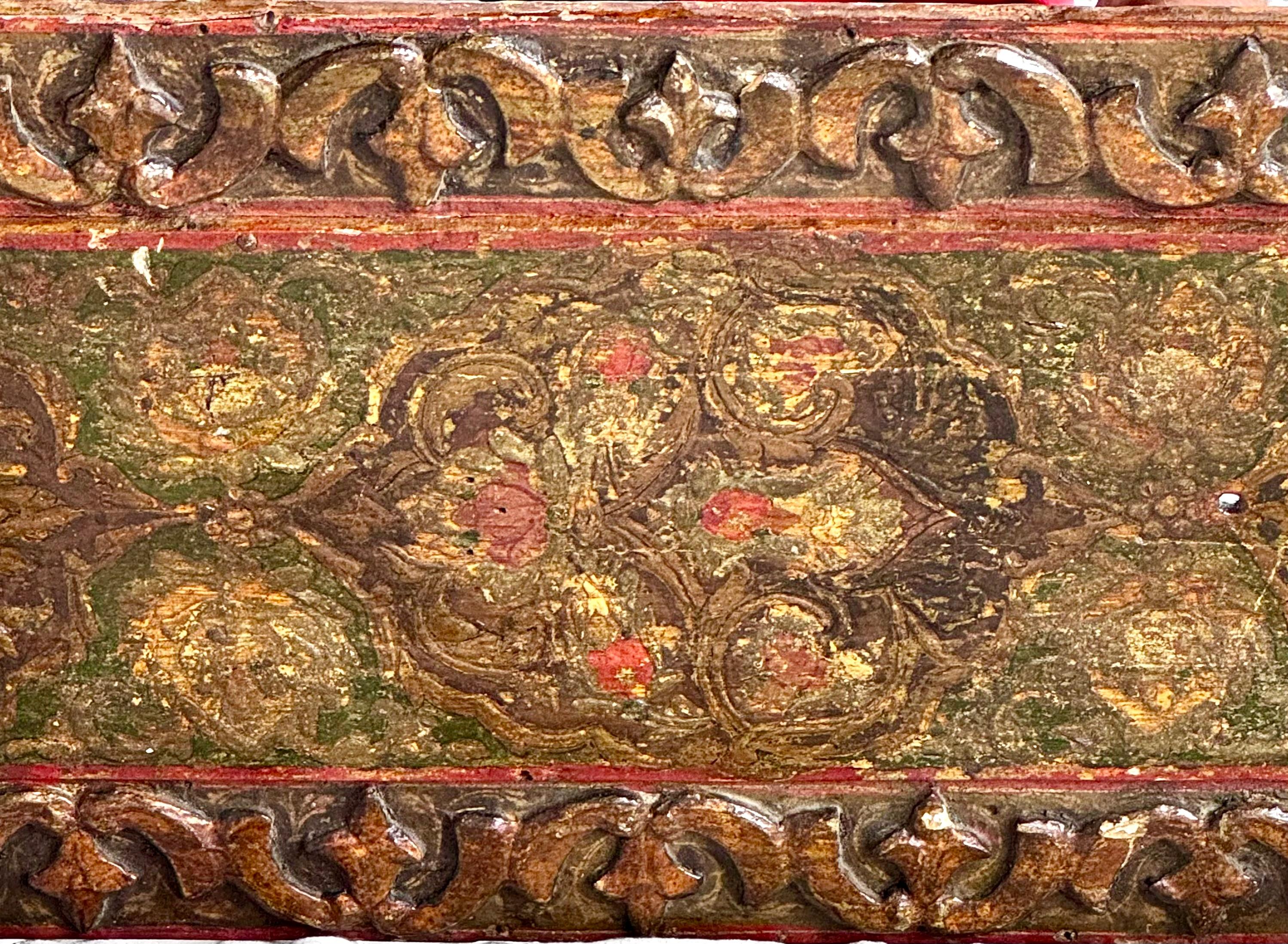 Italienische Fries-Wandtafel aus dem 18. Jahrhundert, bemalt  #2 im Angebot 1