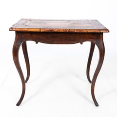 18th Century Italian Fruitwood Rococo Table
