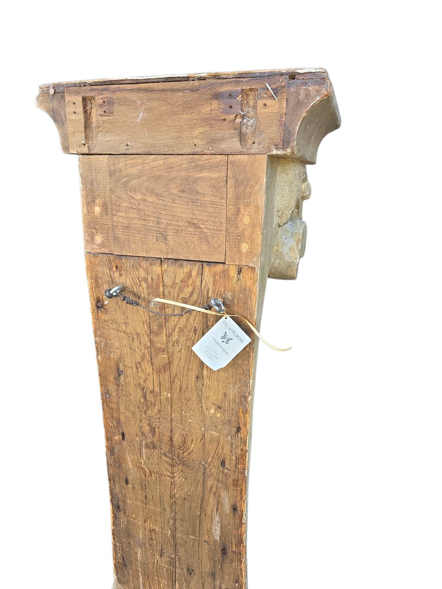 18th Century Italian Gesso Wall Mounted Consoles - Pair For Sale 1