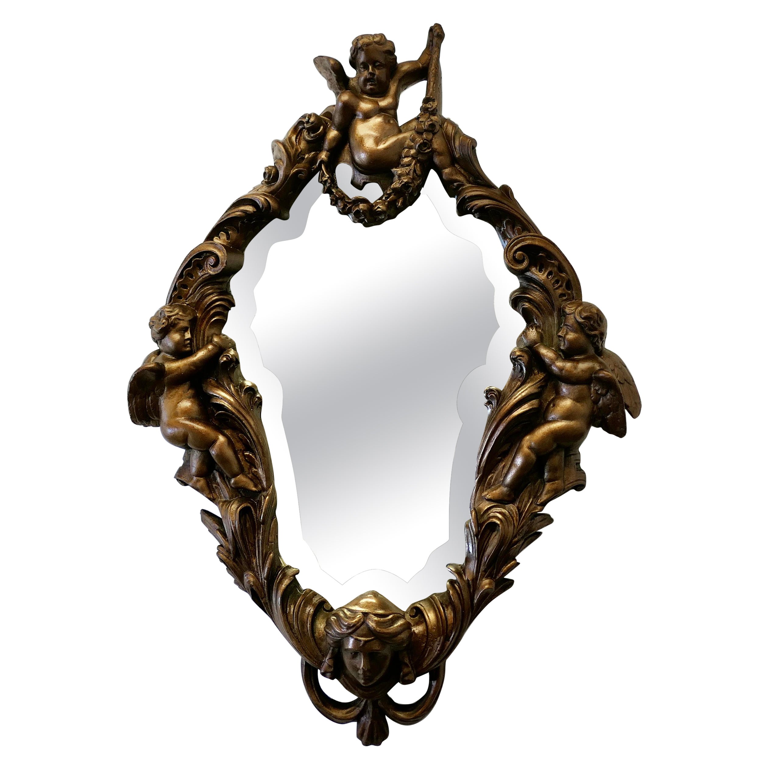 18th Century Italian Gilded Baroque Mirror  A Rare find and a stunning piece