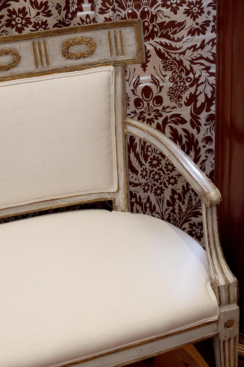 18th Century Italian Gilded Sofa In Good Condition For Sale In London, GB