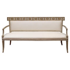 Italienisches vergoldetes Sofa aus dem 18.