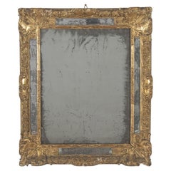 Specchio dorato italiano del XVIII secolo
