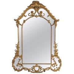 18th Century Italian Gilt Mirror Made by Theodoro Montarsolo