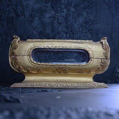18th Century Italian Gilt Painted Reliquary Casket