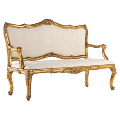 18th Century Italian Gilt Sofa