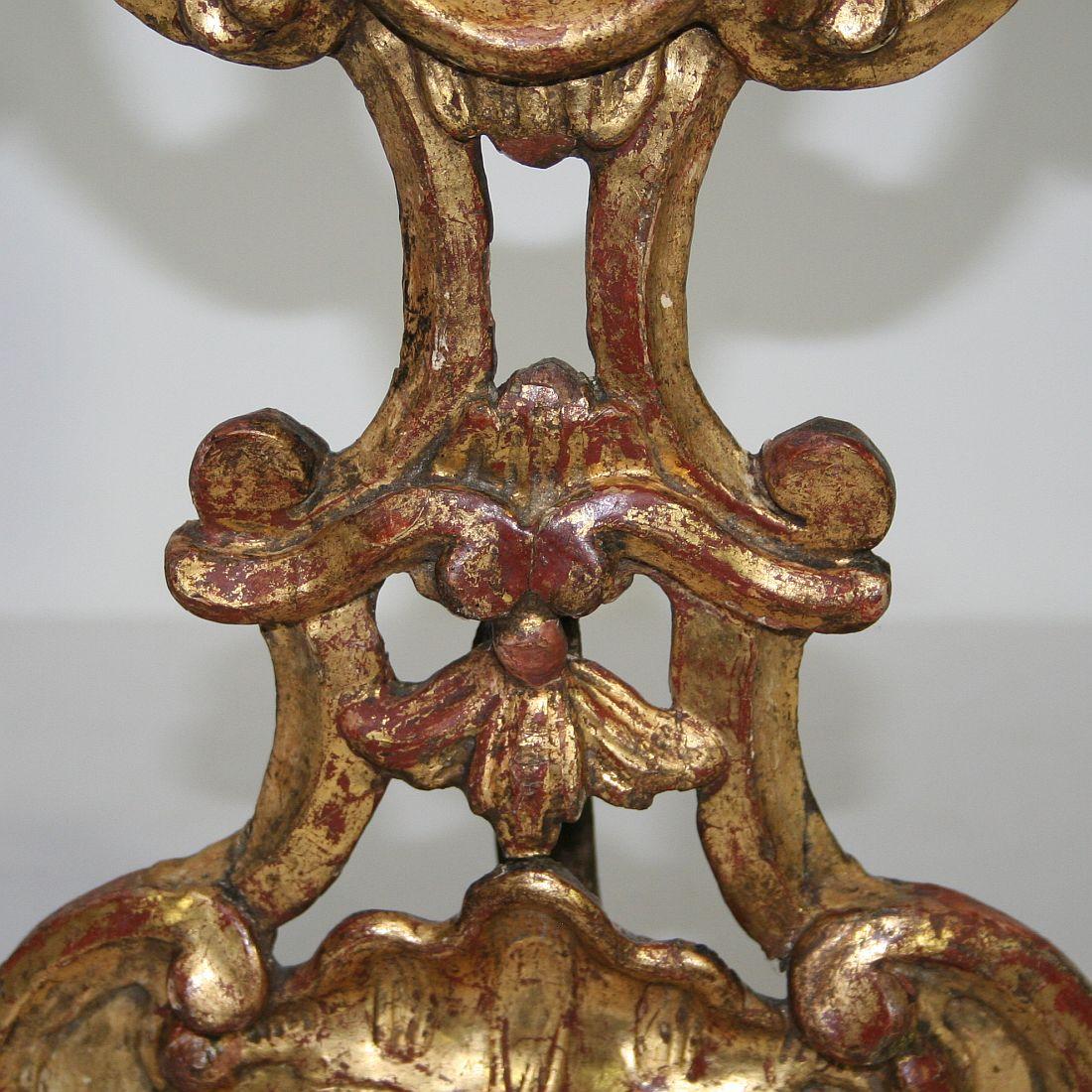 18th Century Italian Giltwood Baroque Reliqueholder, Reliquary 7