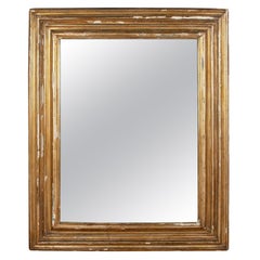 18th Century Italian Giltwood Frame Mirror