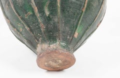 18th Century Italian Green Glazed Storage Jar, Large Scale