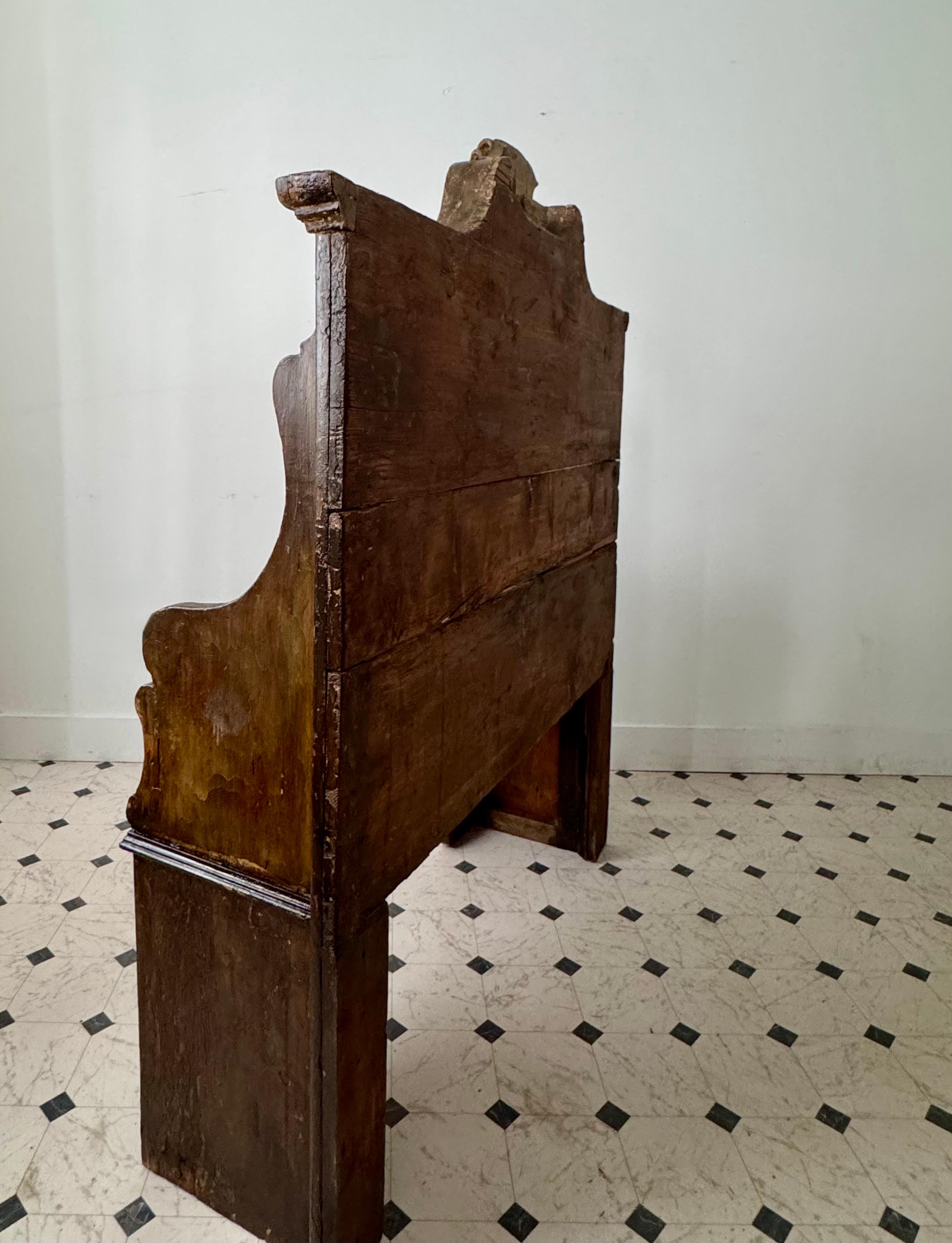 18th century Italian Hall Bench For Sale 1