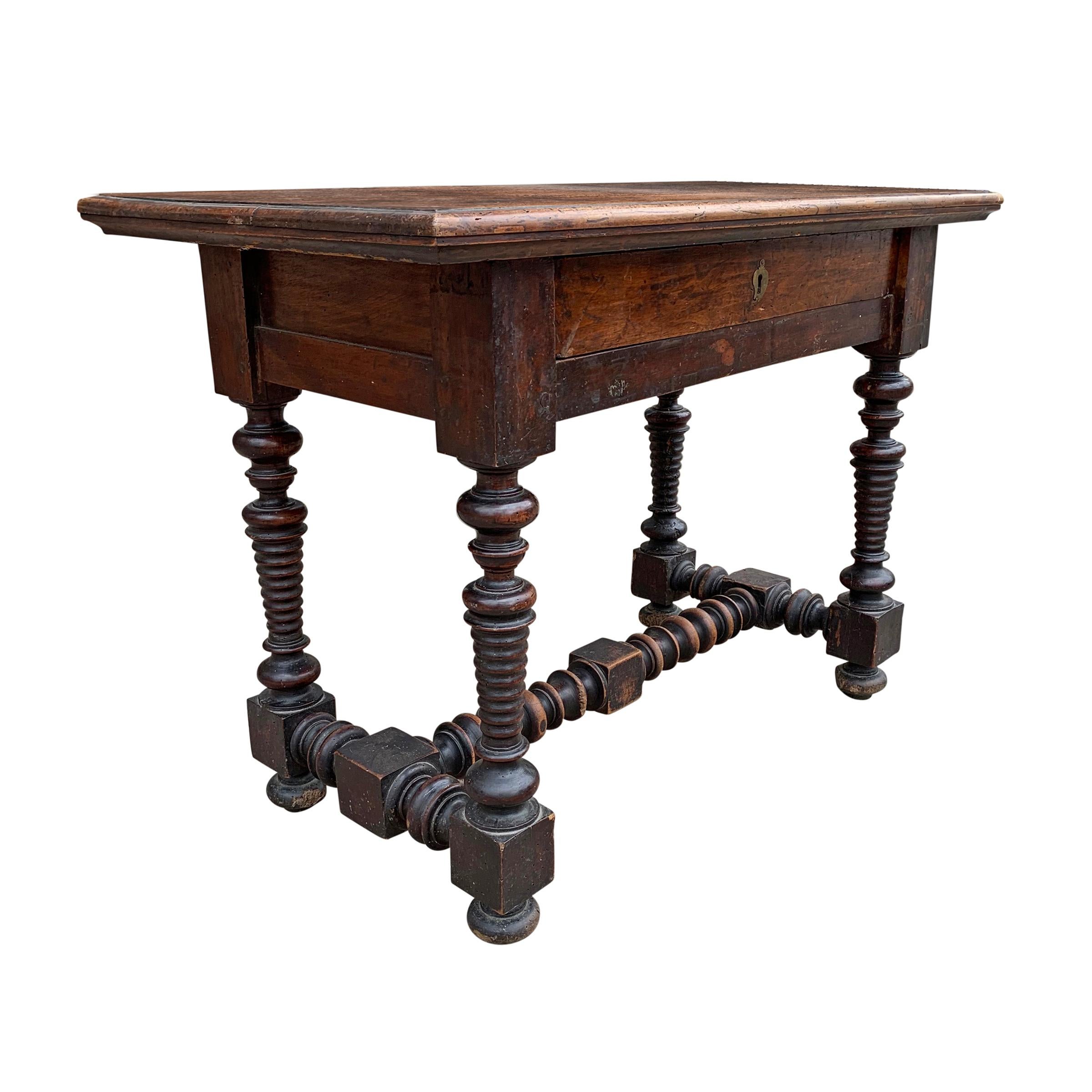 Rustic 18th Century Italian Hall Table