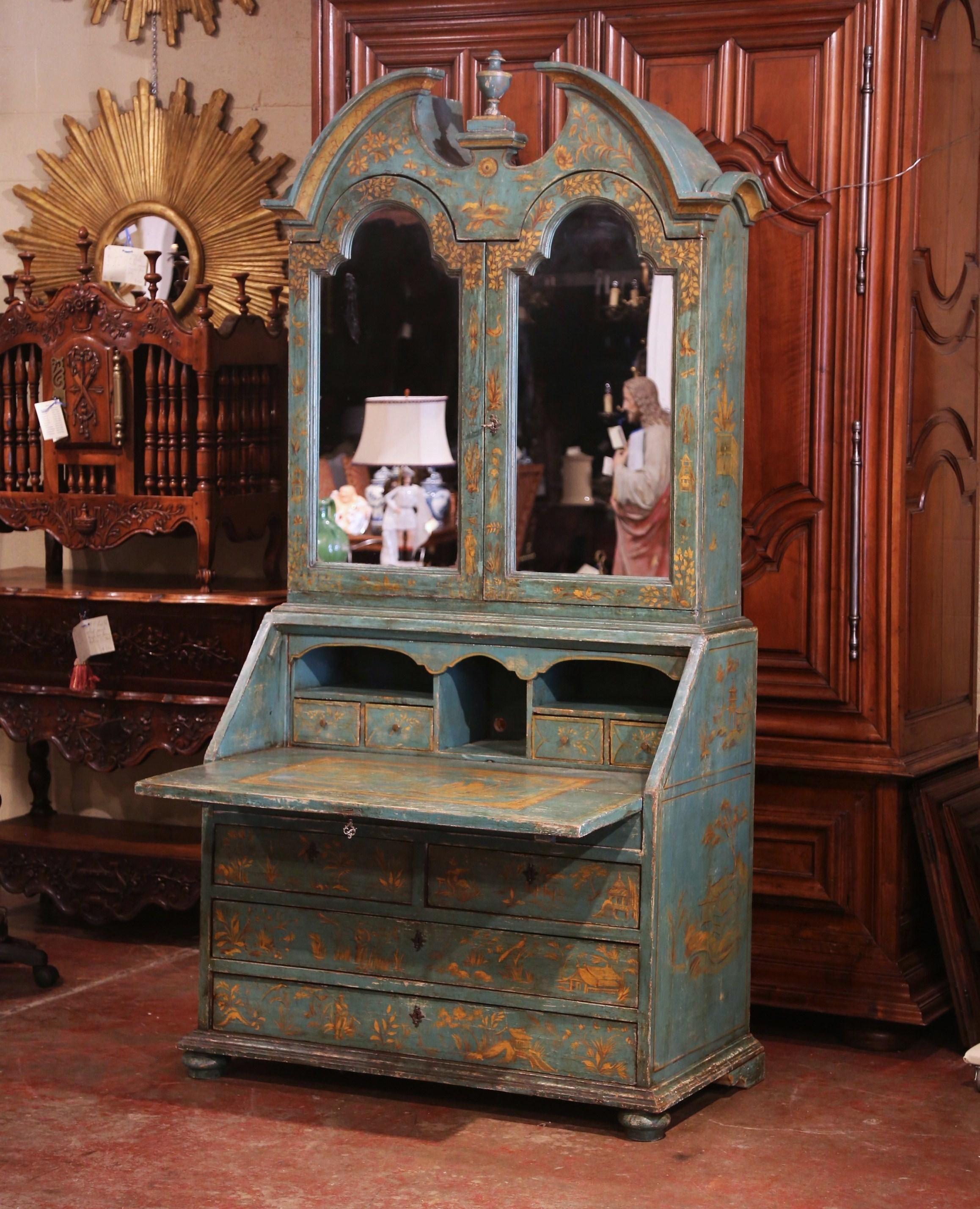 Add charm and color to your office or master bedroom with this splendid antique 