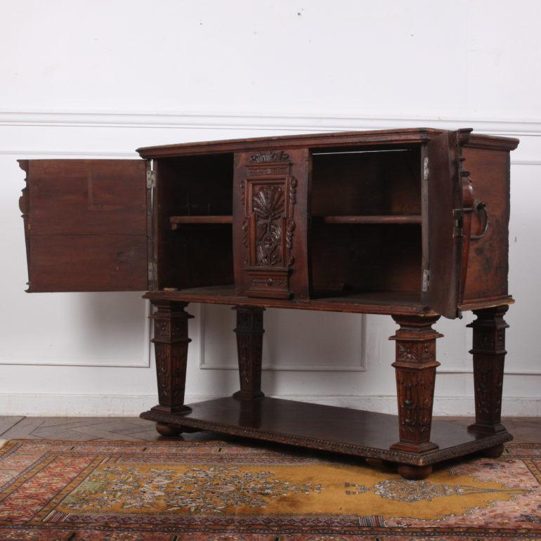 18th Century Italian Highly Carved Cabinet on Stand 2