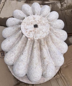 18th Century Italian Holy Water Font in Carved Marble