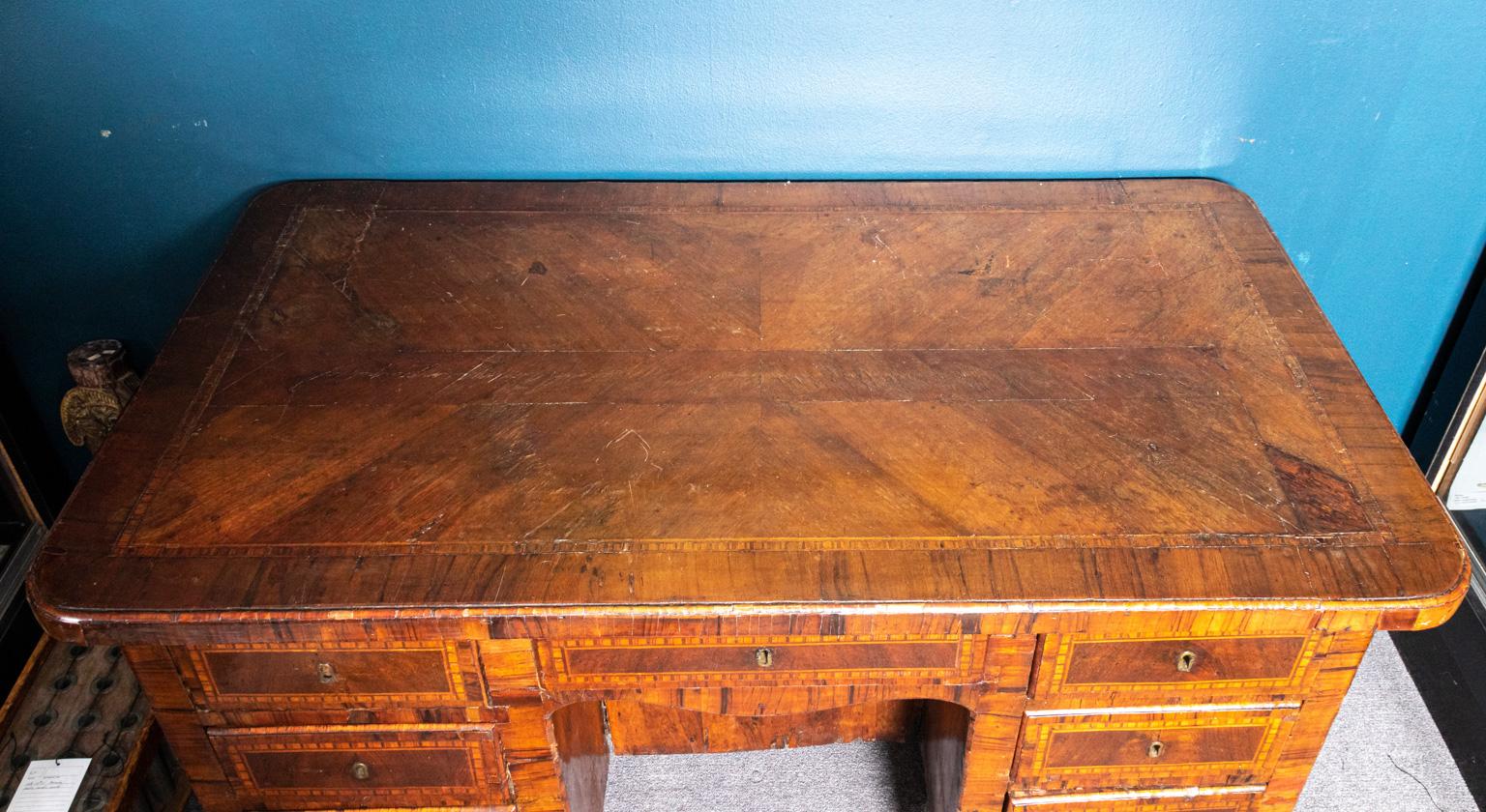 18th Century Italian Inlaid Partner's Desk For Sale 6