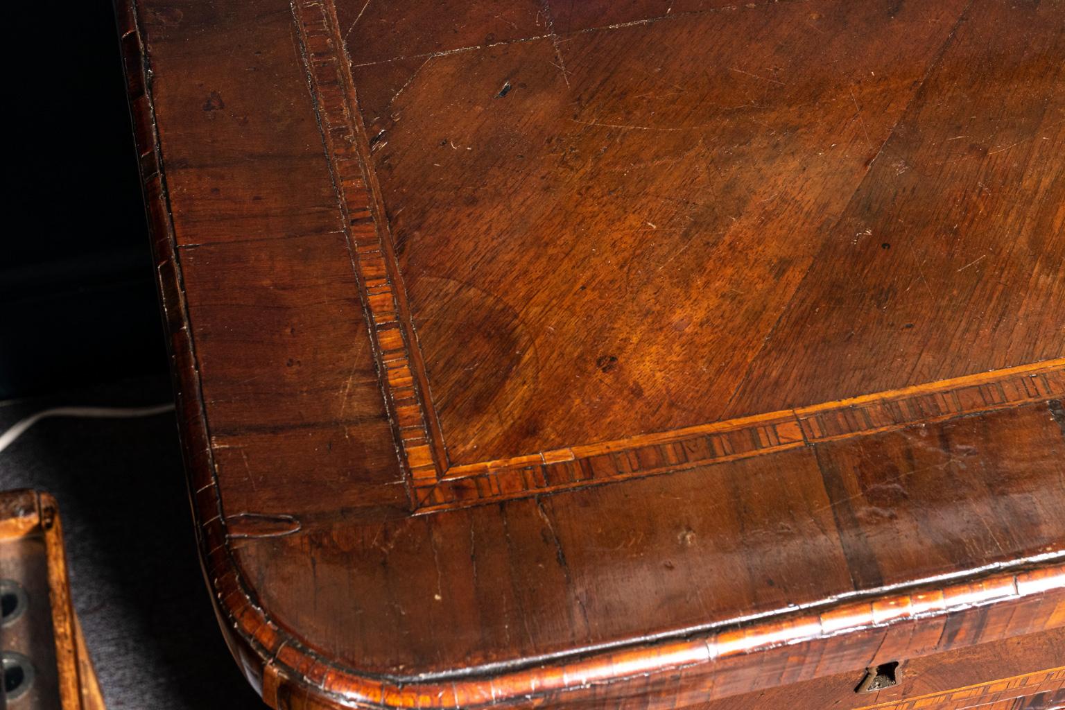 18th Century Italian Inlaid Partner's Desk For Sale 7