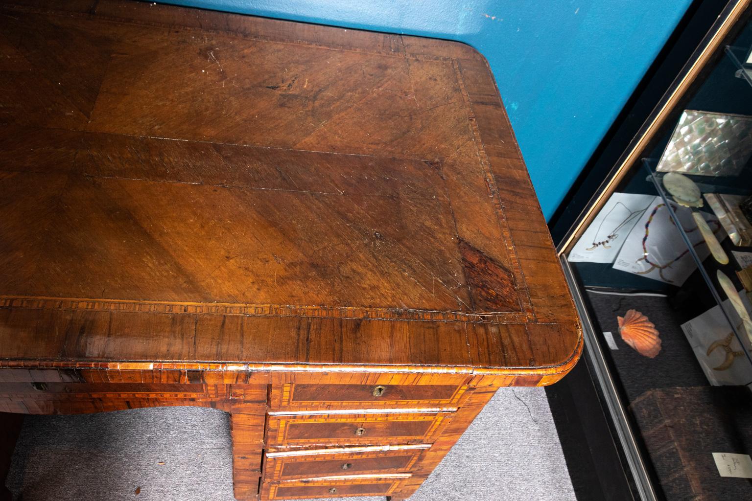 18th Century Italian Inlaid Partner's Desk For Sale 10