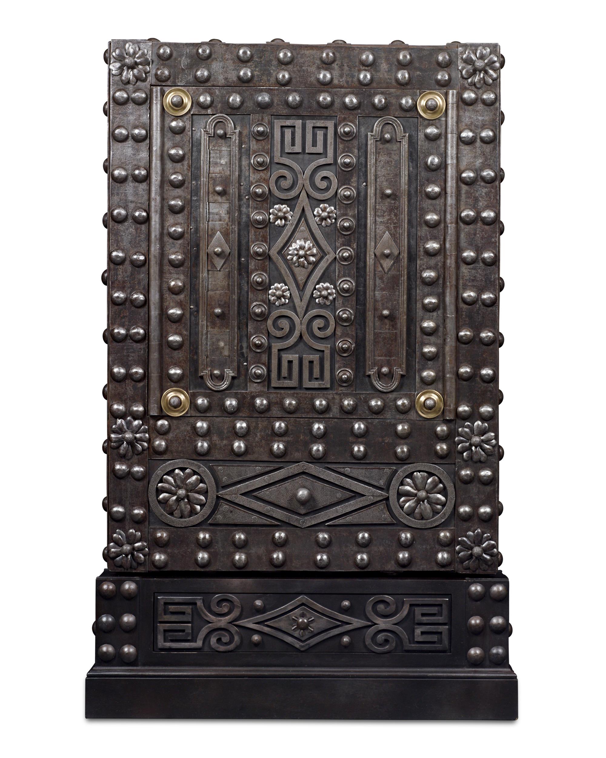 18th Century Italian Iron Floor Safe 1