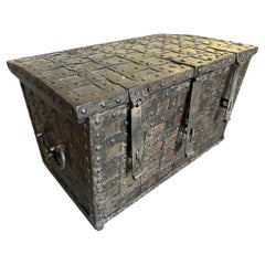 18th Century Italian Iron Safe - Coffre Forte