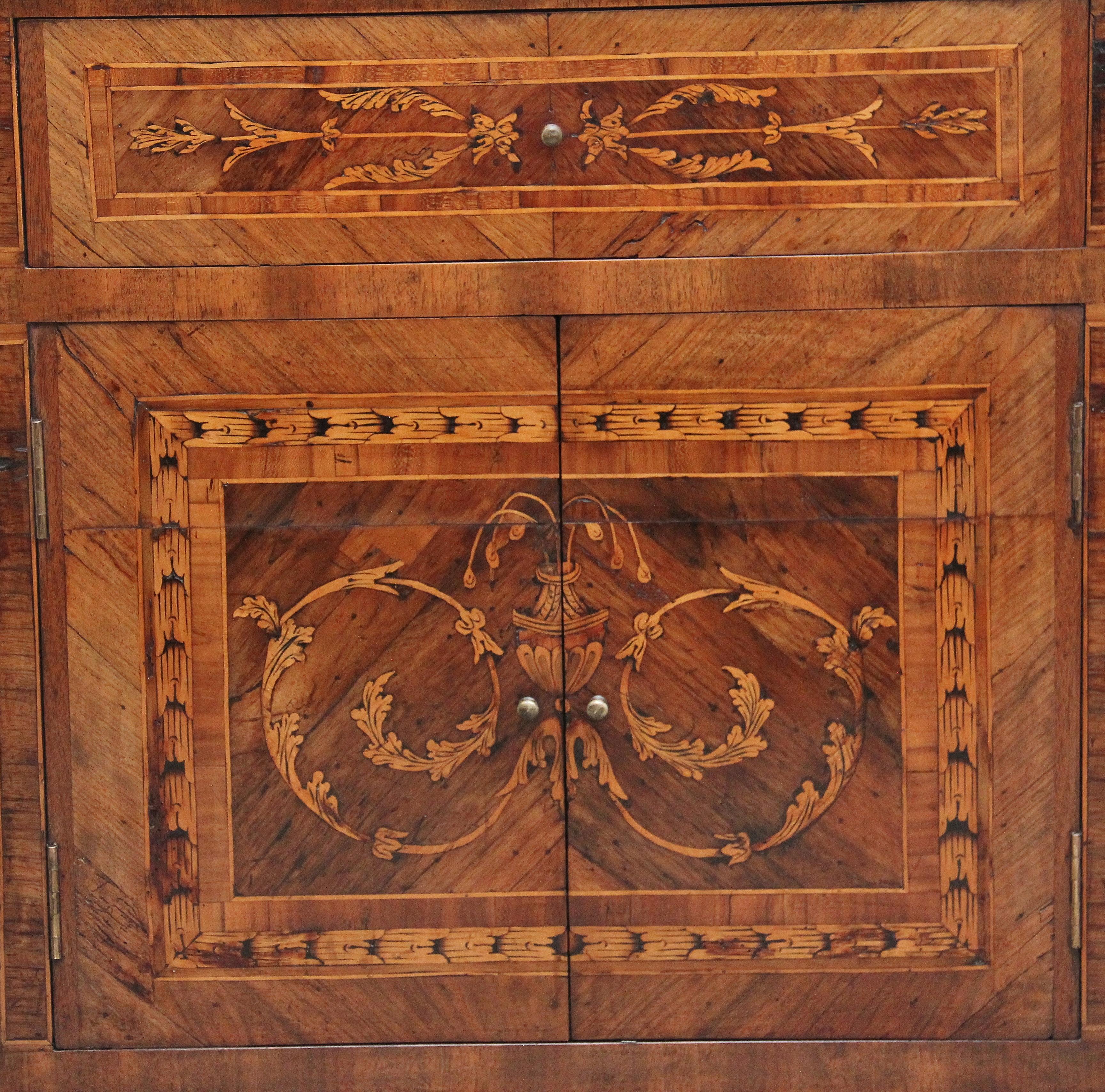 Late 18th Century 18th Century Italian Kingwood Cabinet For Sale